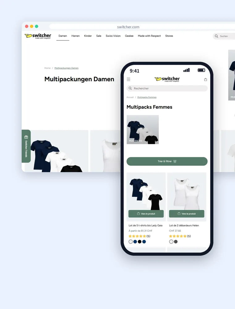 Shopify-Shop von Switcher.com