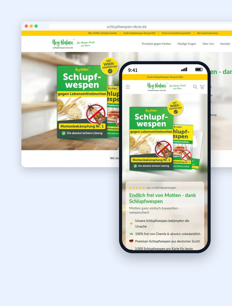 Shopify-Shop von Schlupfwespen Store